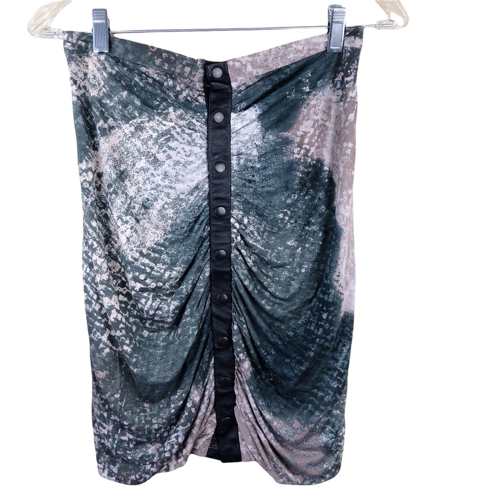 Cut25 by Yigal Azrouel Front Snap Mini Skirt 4